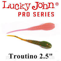 Силікон Lucky John Pro Series TROUTINO 2.5" (в асорт.)