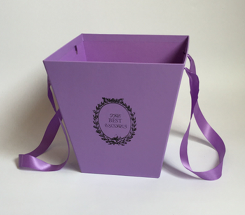 Подарункова коробка UFO W9222 LILAC BOX Flowers (6885160)