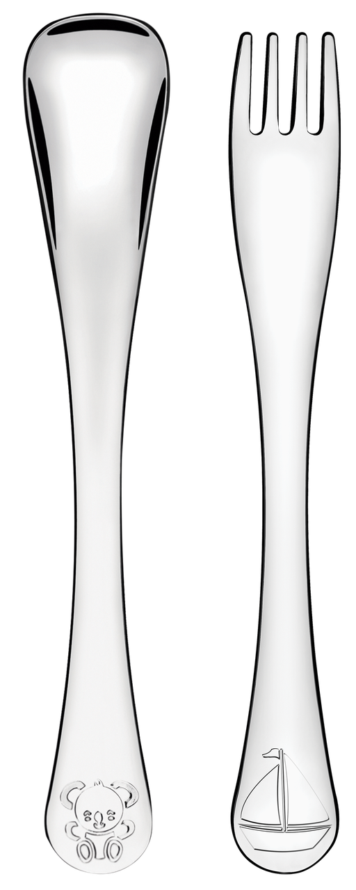 Дитячий набір столових приладів Tramontina Baby Le Petit blue, 2 предмети (6187028)