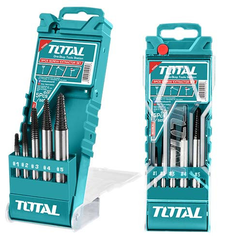 Набір для вилучення шурупів TOTAL TACSE0056 5шт. (6482061)