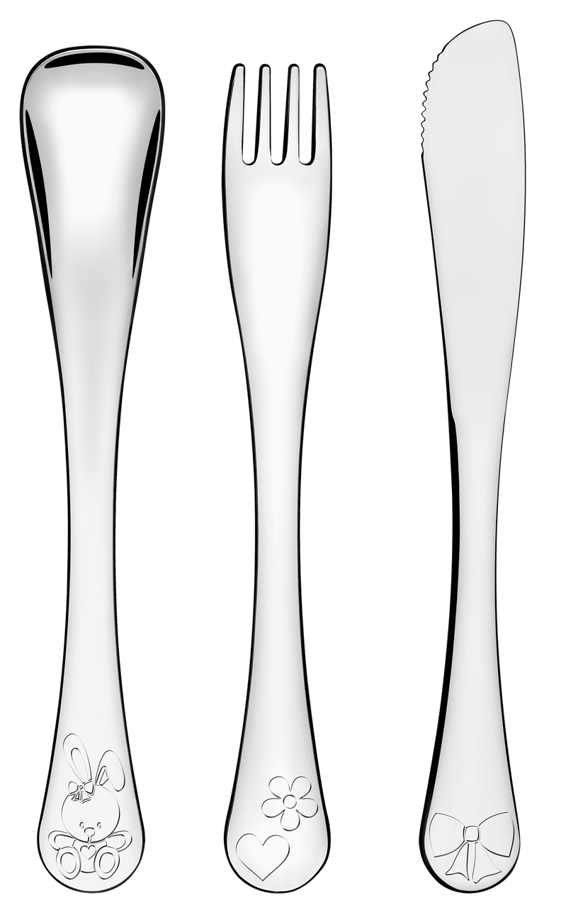 Дитячий набір столових приборів Tramontina Baby Le Petit pink, 3 предмети (6198892)