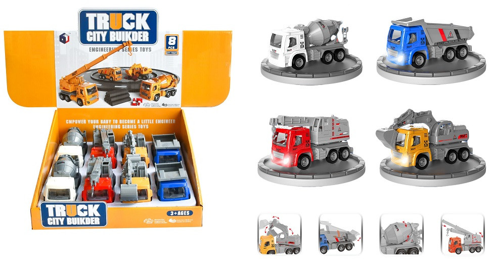 Іграшка DIY Toys Будівельна техніка Pull-Back (CJ-4069564) (6896091)