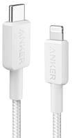 Кабель Anker 322 USB-C to Lightning - 0.9m Nylon White (6908996)