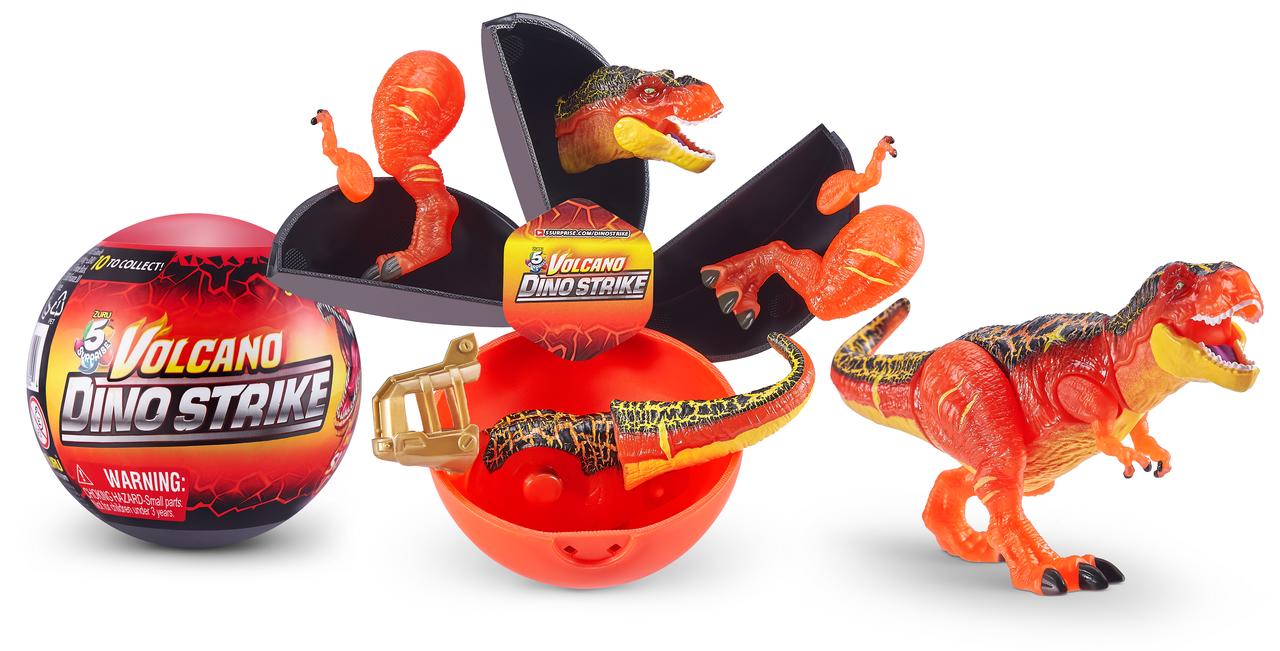 Ігровий набір Zuru Mini Brands DINO Фігурки-сюрприз у шарі 5 шт. в асортименті (6768632)