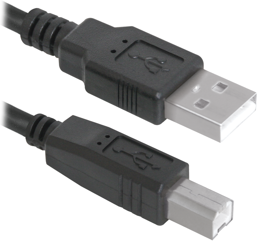 Кабель Defender USB04-17 USB2.0 AM-BM, 5м, пакет (83765) (6358271)