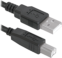 Кабель Defender USB04-17 USB2.0 AM-BM, 5м, пакет (83765) (6358271)
