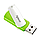 Flash Drive Apacer AH335 32GB (AP32GAH335G-1) Green/White (6360084), фото 2