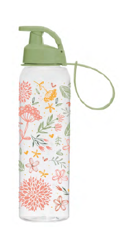 Пляшка для води Herevin Hanger-Botanic 0.750 л (161405-157) (7023432)