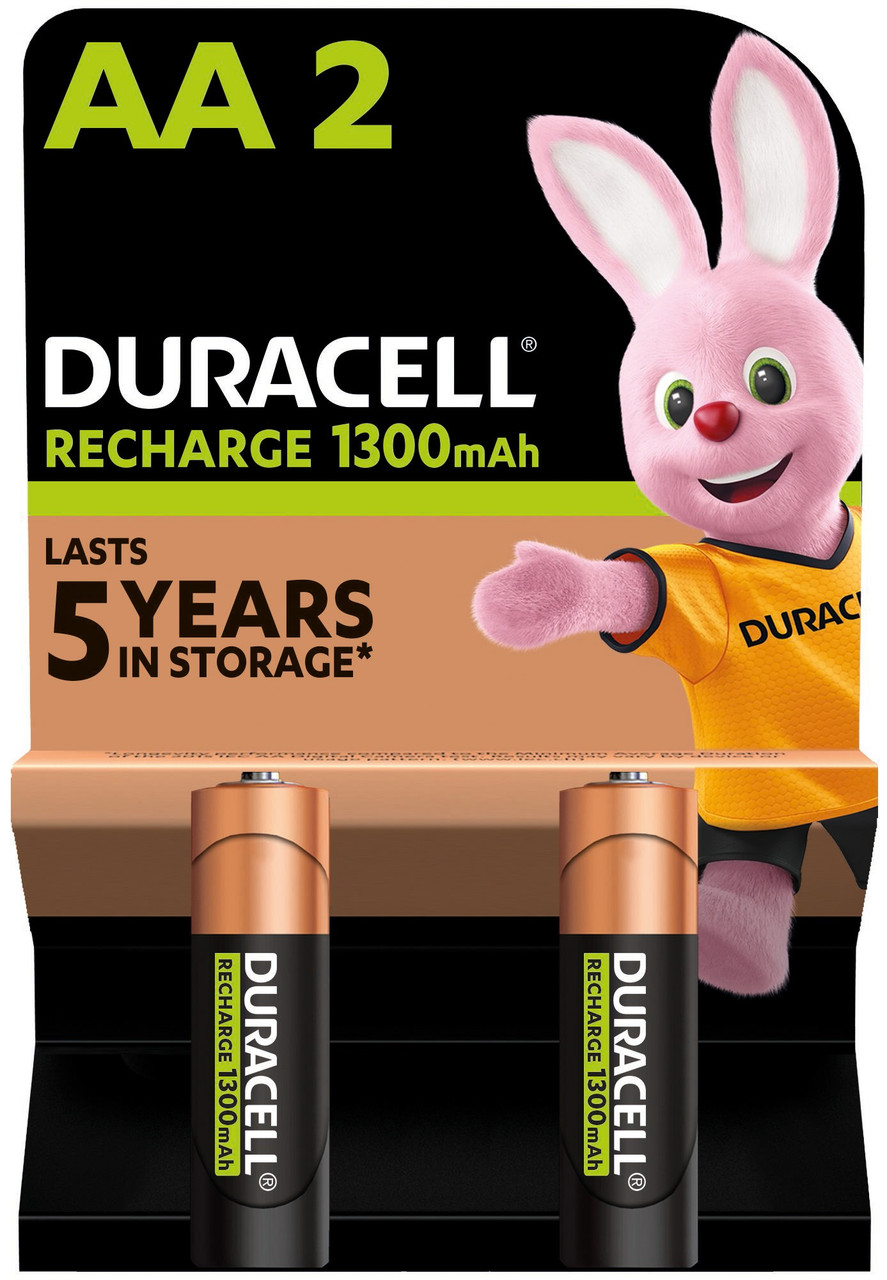 Акумулятори Duracell AA 1300 mAh, 2 шт. (6410548)