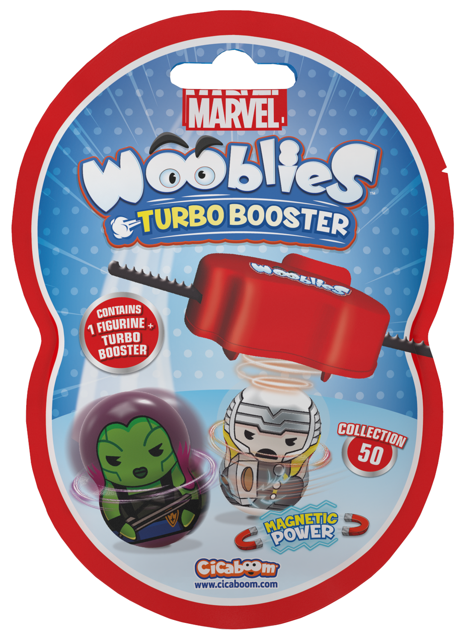 Магнітні фігурки з лончером у пакеті 2шт Marvel Wooblies (6634809)