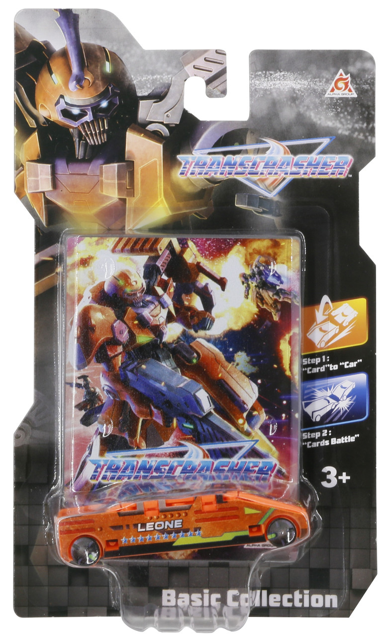 Набір машинка-трансформер Леон з лончером Transcrasher (6636450)
