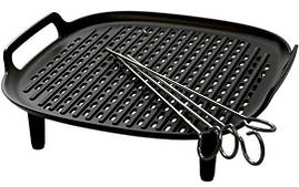 Решітка-гриль + 4 шпажки для мультипечі Philips HD9926/00 (7034497)