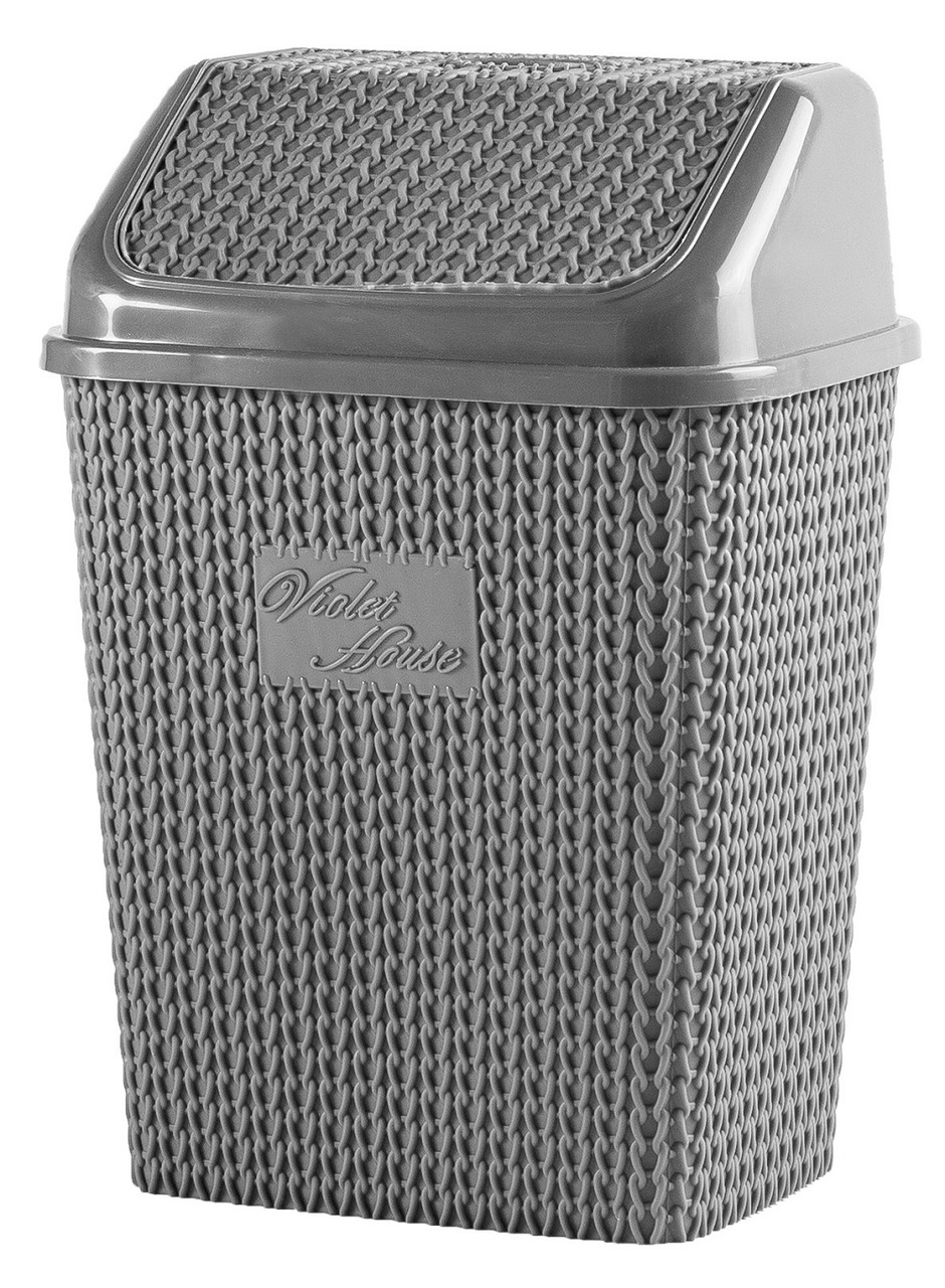 Контейнер для сміття Violet House 0026 Віолетта ANTRASIT 10 л (6851435)