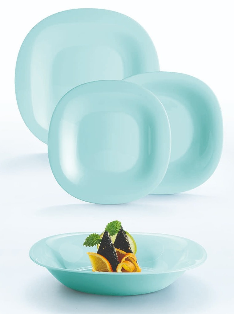 Сервіз Luminarc Carine Light Turquoise, 18 предметів (7046523)