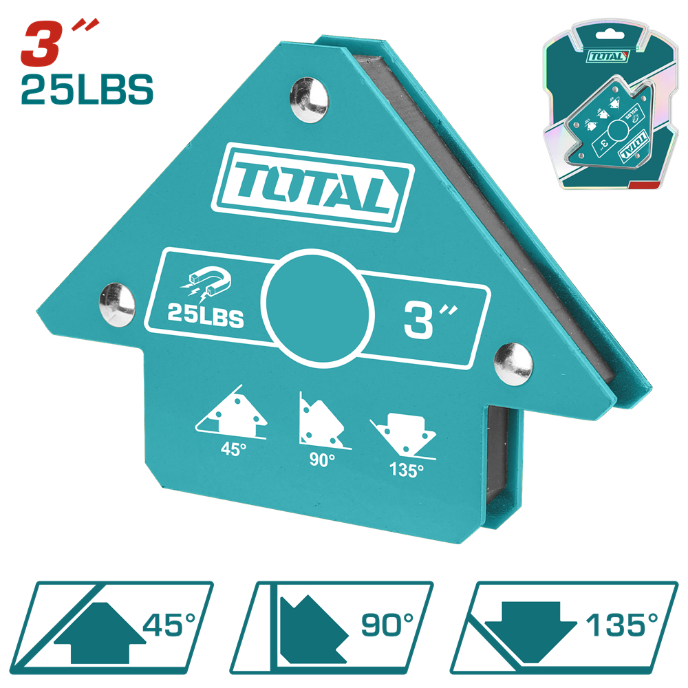 Кутник магнітний для зварювання TOTAL TAMWH25032 (7049889)