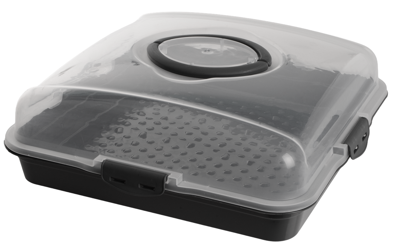 Тортівниця Violet House 0036 Каризма Antrasit 13х38х38 см (7181048)