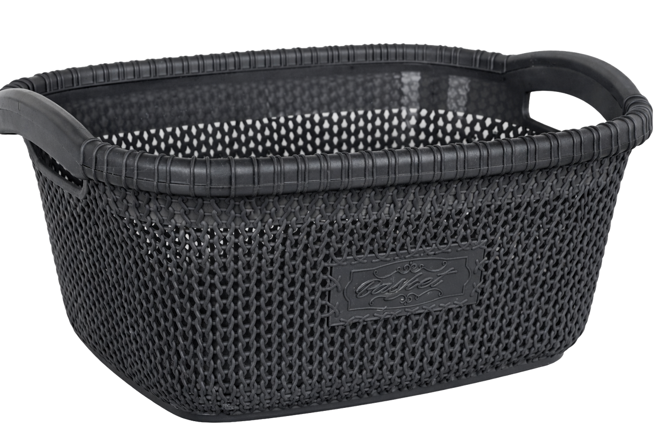 Кошик для білизни VIOLET HOUSE 1003 Віолетта ANTHRACITE 28 л (7195488)