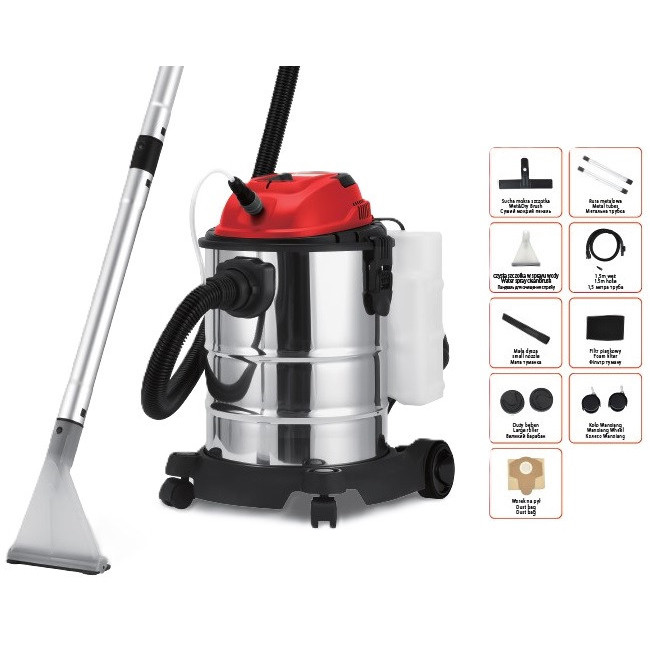 Промисловий пилосос Boxer BX-3233 для вологого та сухого прибирання 2800Вт QN-55, фото 1