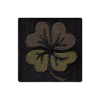 Патч Camotec Конюшина (4.5*4.5) Чорний (9522)