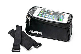 Велосумка на раму 90х150 см BRAVVOS CT-003 чорний AM (брендоване пакування)