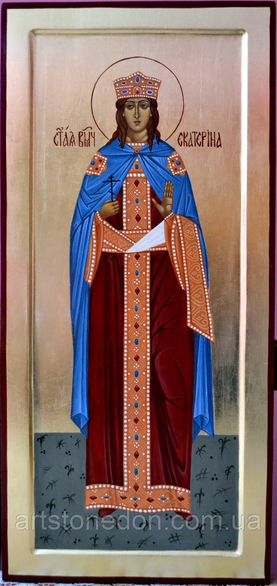 Мерная икона Святой Екатерины писаная - фото 1 - id-p497188494
