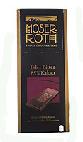 Шоколад MOSER ROTH Edel Bitter 85% cacao, 125 Г (чорний), фото 1