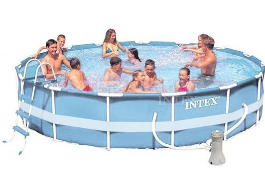 Басейн каркасний Intex (28728) 457 х 84 см, фільтр з насосом