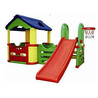 Будиночок+ Гірки-гойдалки JM 804 A
