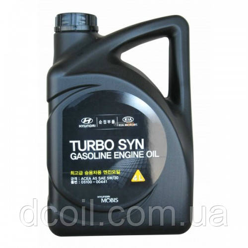 Моторна олива Mobis Hyundai/KIA Turbo SYN Gasoline 5W-30 4 л (05100-00441)