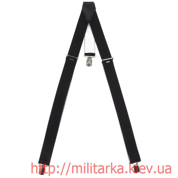 Підтяжки MFH з кліпсою чорні