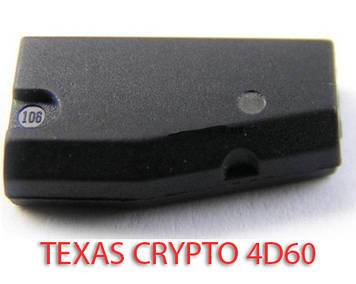 Чип транспондер TEXAS CRYPTO 4D60 6F-60 80 bit 4Д ID70 Blank для попереднього приготування чипів серії 6F(80 БІТ)