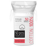 ТОП! Ватні диски Vintage Cotton Travel Pack 50 шт. (4820204703615) - (gHome)