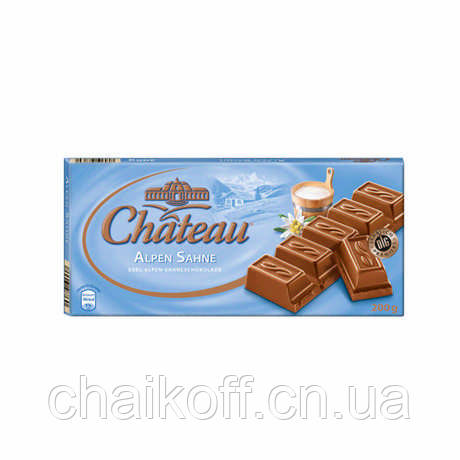 Молочний шоколад Chateau Alpen Sahne 200 г, фото 1