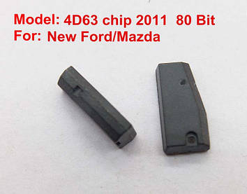 Чип транспондер для ключа іммобілайзера ID83 (4D63 80BIT T17 ID6F-63) Mazda Ford CARBON VIRGIN TRANSPONDER CHIP