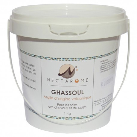 Гассул (рассул) збагачений 7 травами (марокканська вулканічна глина) Nectarome ,1 кг