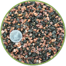 Акваріумний Грунт чорно-рожевий 3-5 мм дрібний Nechay ZOO 2 кг