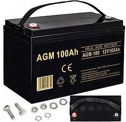 AGM Акумулятор 100Ah 12V VOLT VRLA (6AKUXAG100)