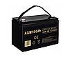 AGM Акумулятор 100Ah 12V VOLT VRLA (6AKUXAG100), фото 5