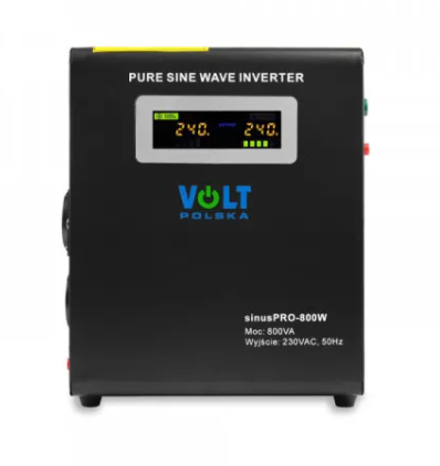 Гібридний ДБЖ/інвертор Volt Polska SINUS PRO 800 W 12/230V 500/800W (3SP098012W), фото 1
