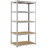 Стелаж LEOBRO Premium 180 х 100 х 50 см, 200кг/полиця, 5 полиць (LB-R107), фото 2