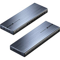 Сплітер Vention 4K 1x8 HDMI Splitter Black Aluminum Alloy Type EU Standard