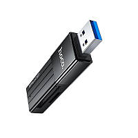 USB-хаб HOCO HB20 Mindful 2-in-1card reader(USB3.0) Black