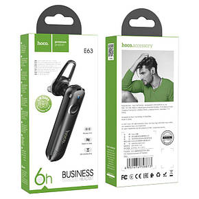 Bluetooth гарнітура HOCO E63 Diamond business BT headset Black, фото 2