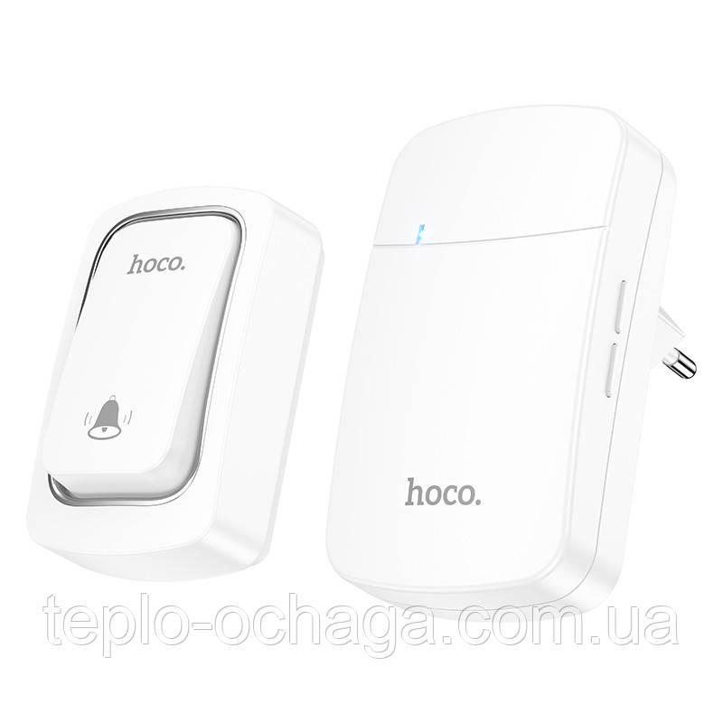 Дзвінок HOCO HI26 self-powered wireless doorbell (EU)