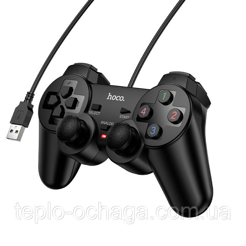 Геймпад дротовий HOCO GA3 Fast link wired game controller Black