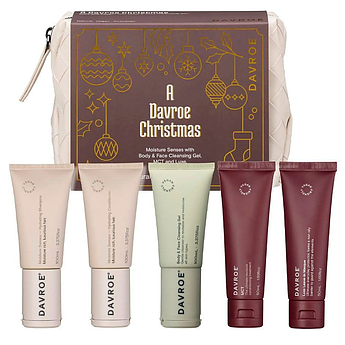 Тревел набір для зволоження волосся Davroe Moisture Senses Travel Pack 3 х 100 + 2 х 50 мл
