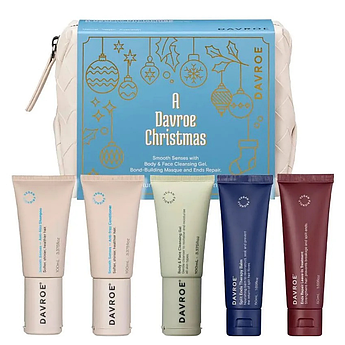 Тревел набір для гладкості волосся Davroe Smooth Senses Travel Pack 3 х 100 + 2 х 50 мл