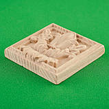 Меблевий декор. Розетка квадратна /Код Р16, фото 2