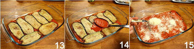 Покроковий рецепт приготування запечених баклажанів Італійська кухня рецепти - Запечені баклажани під моцарелою і сиром пармезан