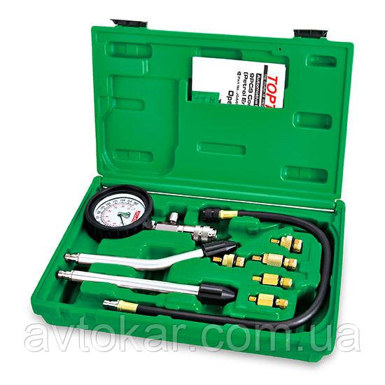 Компресометр бензиновий зі змінними наконечниками 9 од. TOPTUL JGAI0906, фото 1